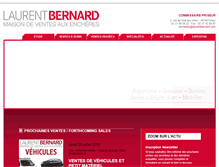 Tablet Screenshot of laurentbernard.com